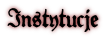Instytucje